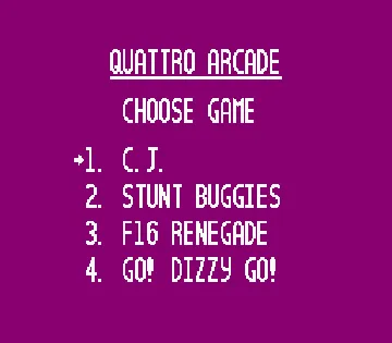 Quattro Arcade (USA) (Unl) screen shot title